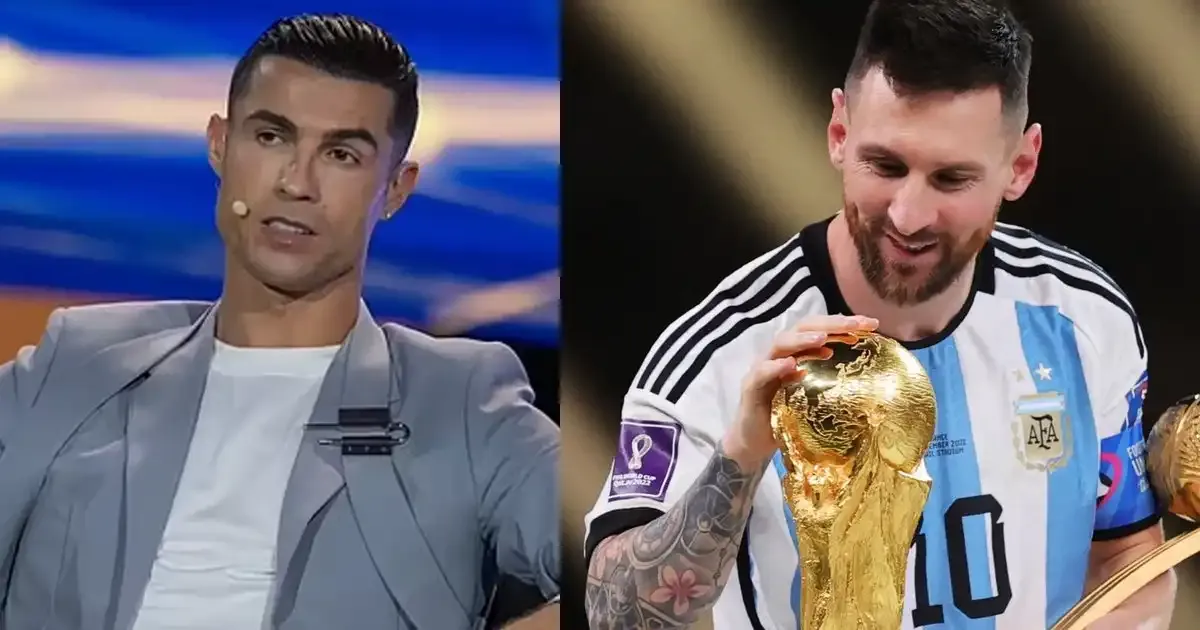 french ligue 1 hits back at cristiano ronaldo for his criticism with sarcastic lionel messi post