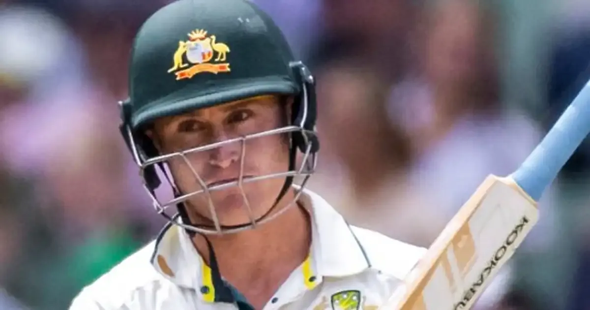 marnus labuschagne after close of play on day 4 in mcg test