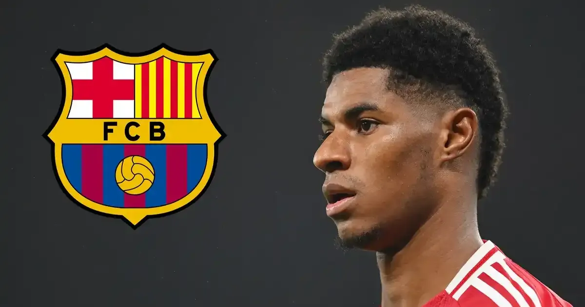 barcelona officials met with marcus rashford s representatives in lisbon for potential move