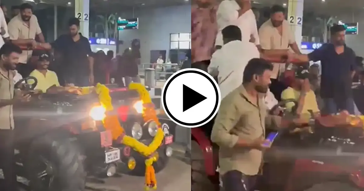 nitish kumar reddy gets hero s welcome in vizag after returning from australia