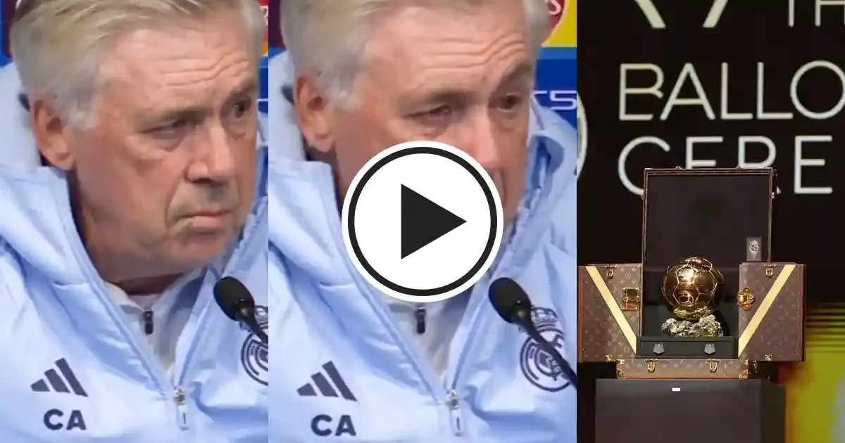 carlo ancelotti defends real madrid s decision to boycott ballon d or event