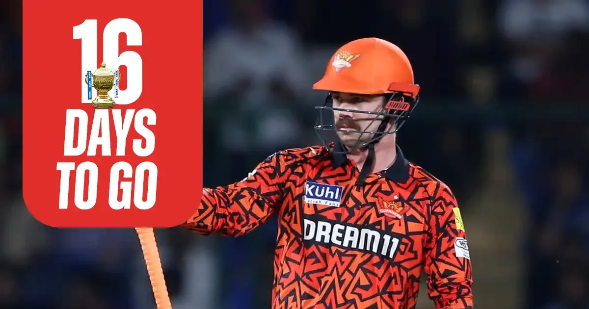 16 days to go for ipl 2025