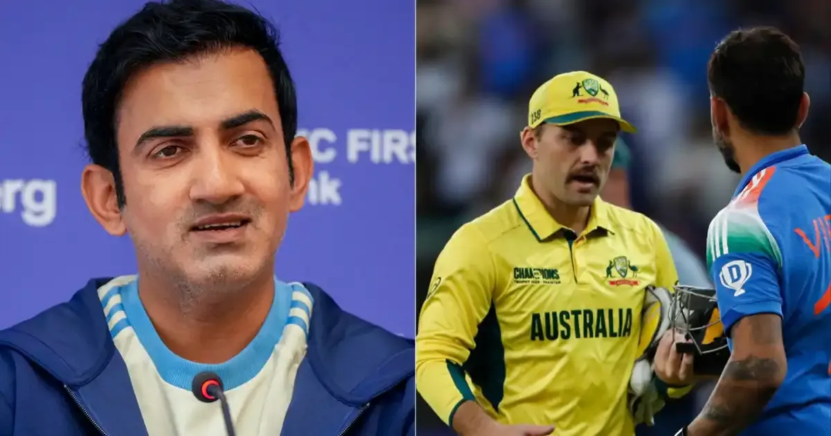 gautam gambhir on team india s venue advantage row after win over australia in ct 2025