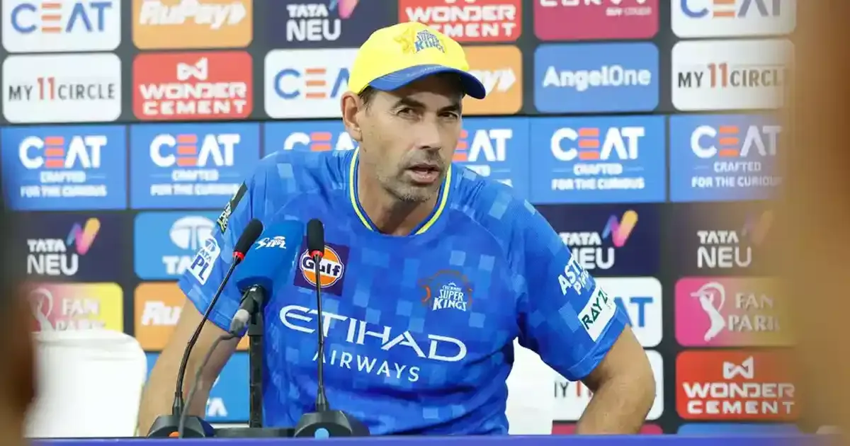 head coach stephen fleming after csk loses by six runs to rr in ipl 2025