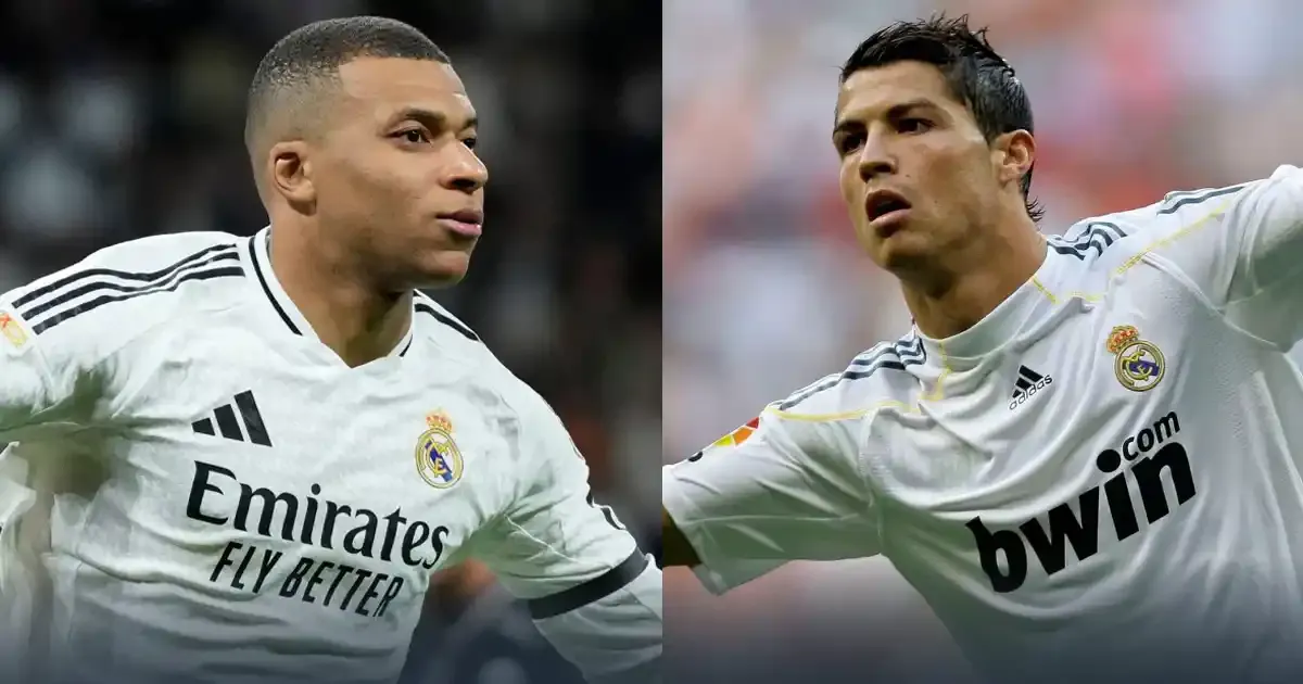 kylian mbappe has now equalled cristiano ronaldo s debut season record with real madrid