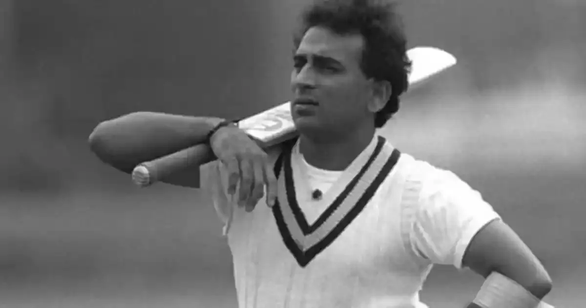 sunil gavaskar became the first test batter to score 10000 test runs in 1987