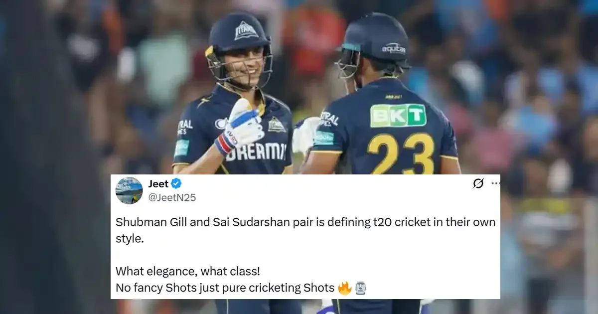 fans react after gill and sudharsan share 94 runs opening stand vs rr in ipl 2025