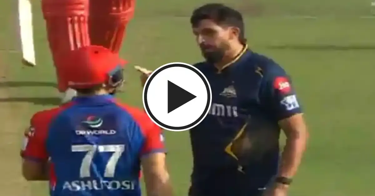 ishant sharma gets involved in heated exchange with ashutosh sharma during gt vs dc in ipl 2025
