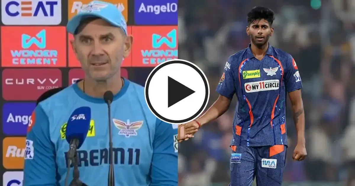 justin langer gives major update on mayank yadav s injury after lsg s win over mi in ipl 2025