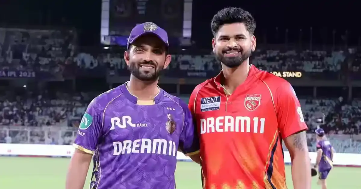 kkr pbks captains image from toss today