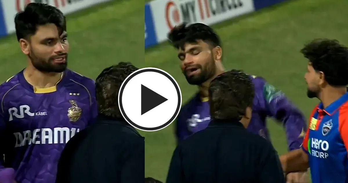 kuldeep yadav slaps rinku singh after ipl 2025 clash