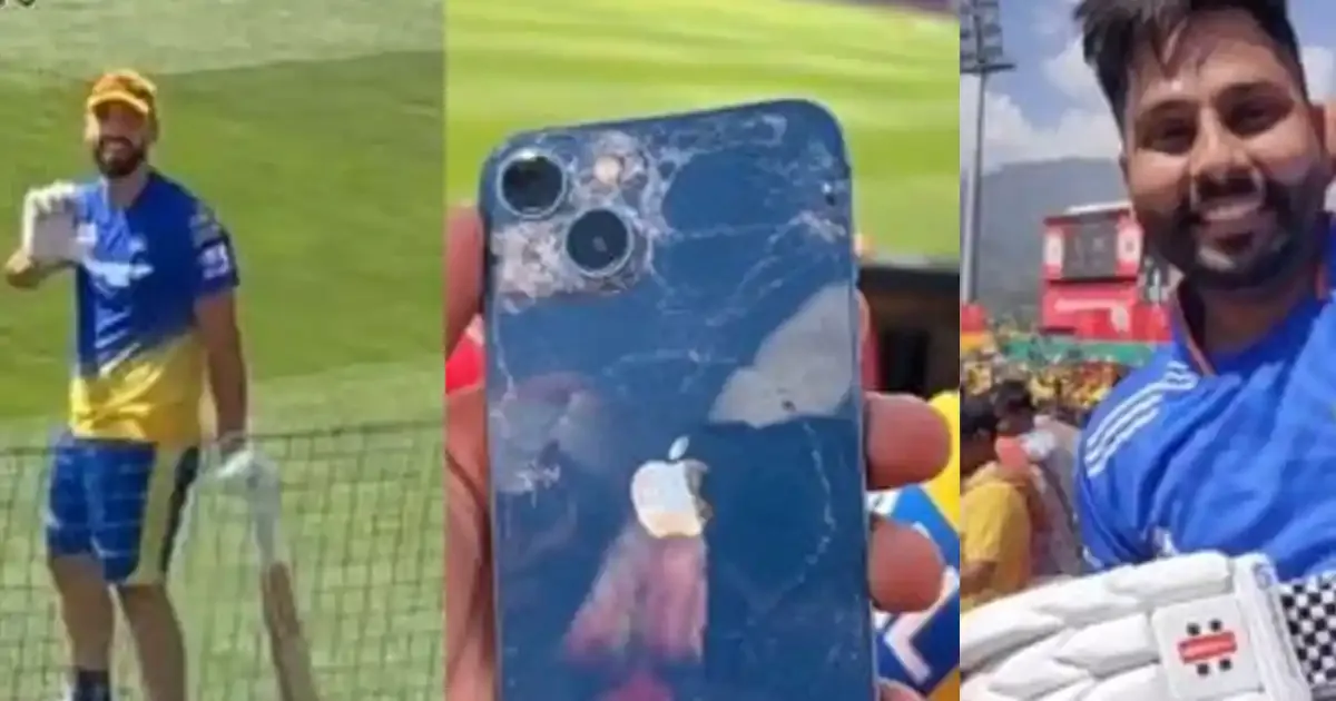 daryl mitchell gifted fan his gloves after breaking his phone during practice session
