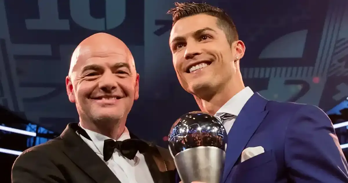fifa president gianni infantino drops massive hint about portuguese s potential transfer