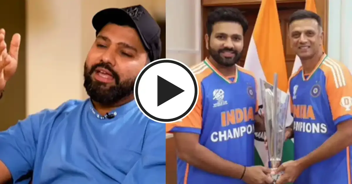 rohit sharma heaps praise of rahul dravid
