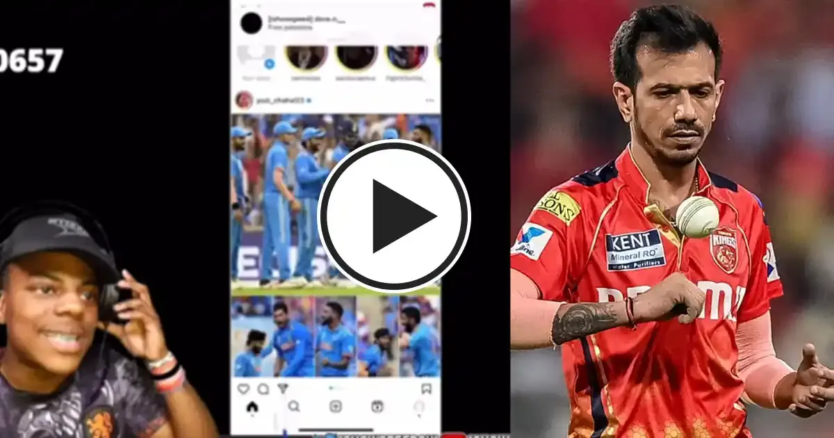 yuzvendra chahal s post appears on ishowspeed s social media feed