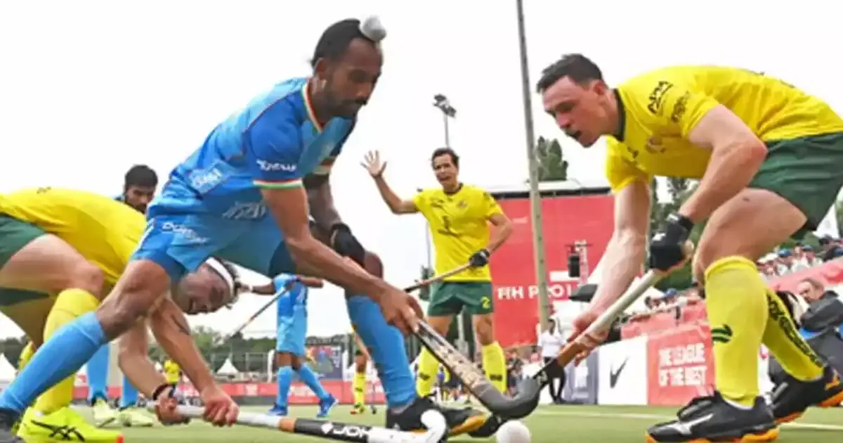 india men s hockey team suffers sixth straight defeat in fih pro league 2024 25 goes down 3 2 to australia