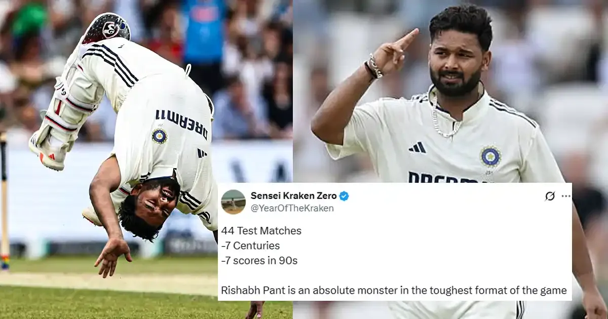 netizen hail star india stumper batter s sensational ton in anderson tendulkar trophy