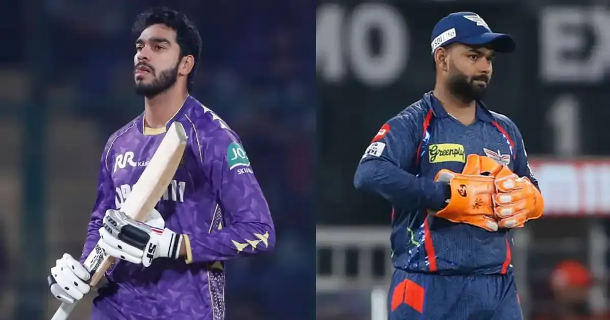 venkatesh iyer and rishabh pant collage
