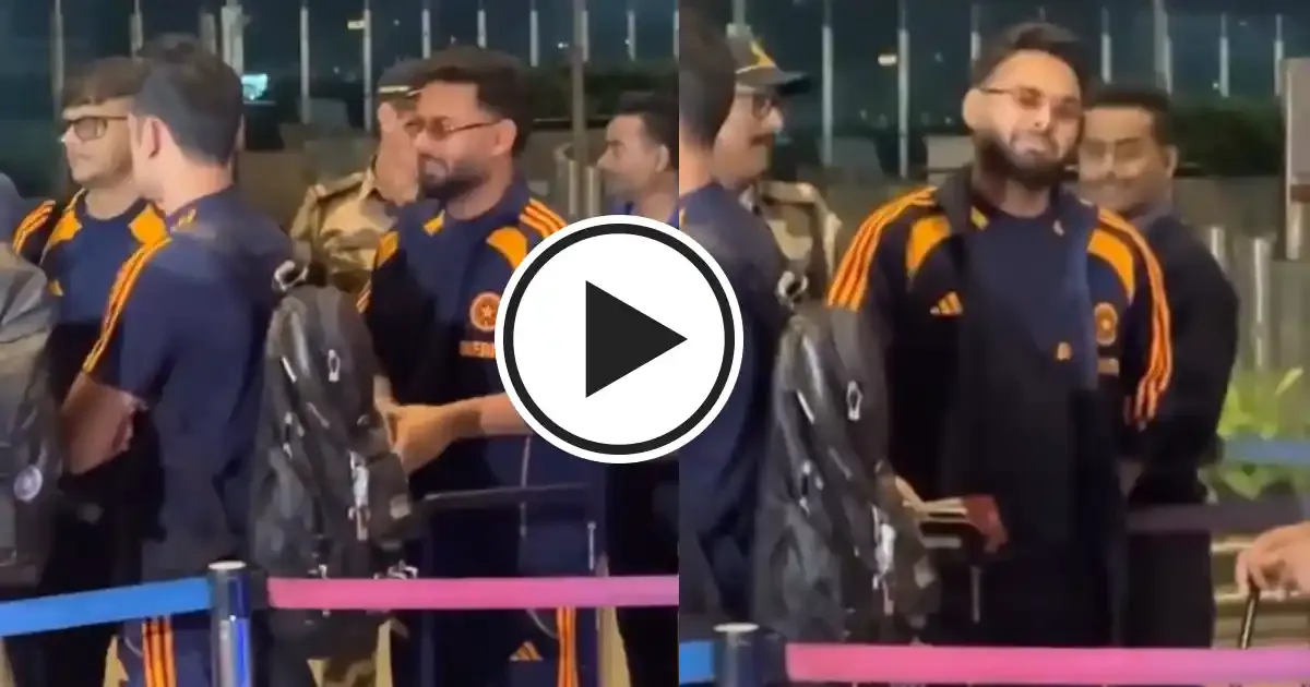 woh garden main ghoom rahe hai rishabh pant replies to paparazzi on rohit sharma s question