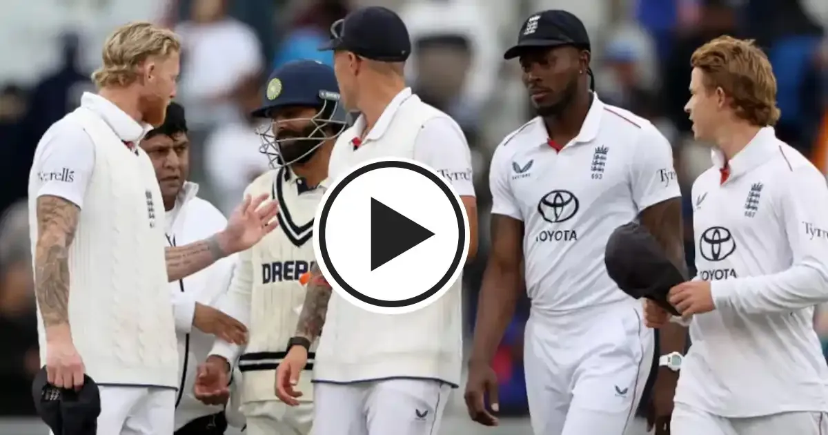 ben stokes refuses post match handshake with ravindra jadeja and washington sundar after duo forces draw in 4th test