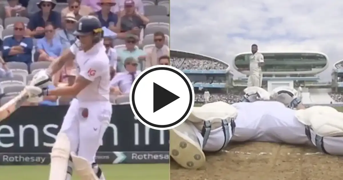 ben stokes screams in agony after getting hit on groin area during lord s test vs india