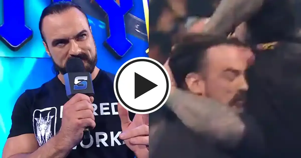 drew mcintyre returns to wwe gets taken out by randy orton with an rko on smackdown