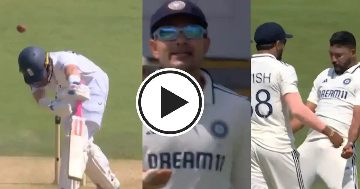 siraj lbw
