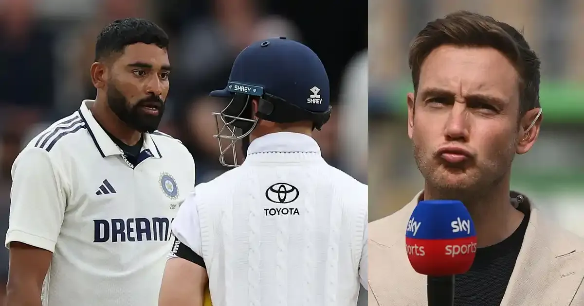 stuart broad raises questions after mohammed siraj faces fine for aggressive celebration during lords test