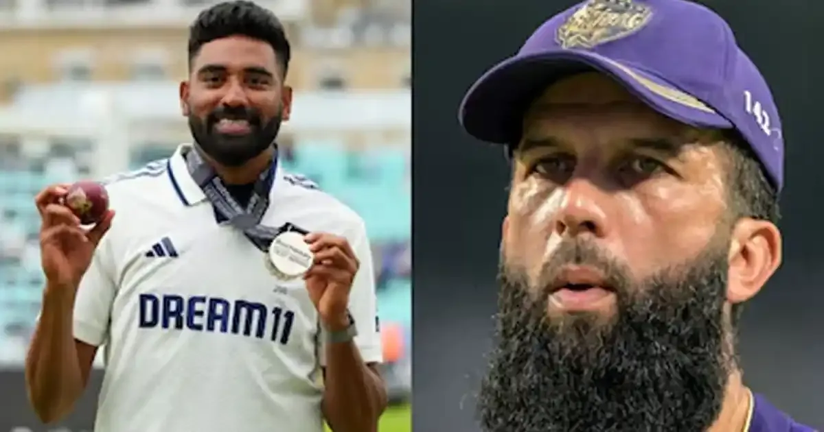 he s matured into a genuine match winner moeein ali commends mohammed siraj s performance vs england