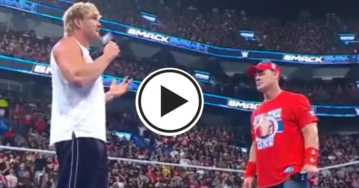 john cena accepts logan paul s challenge on smackdown for singles match at wwe clash in paris