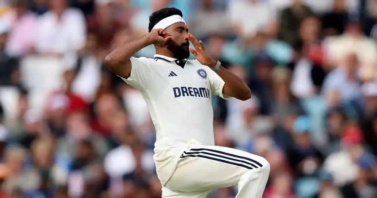 mohammed siraj pays tribute to graham thorpe with special headband on day 2 of fifth test