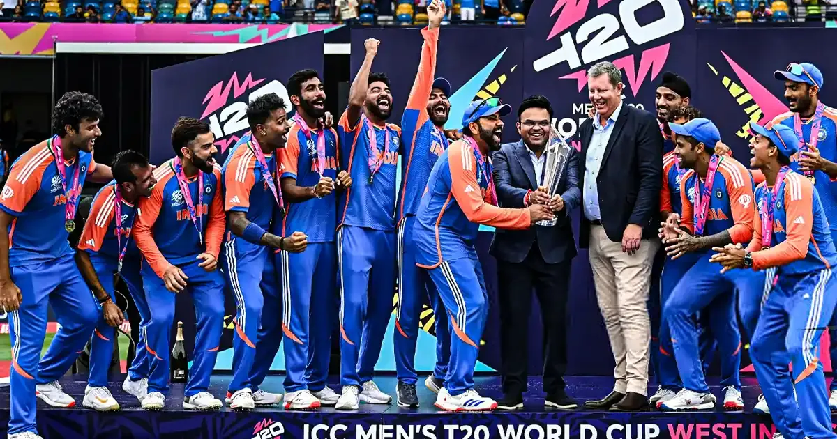 india bagged their first world cup title in either format in 13 years beating south africa in intriguing t20 world cup 2024 final