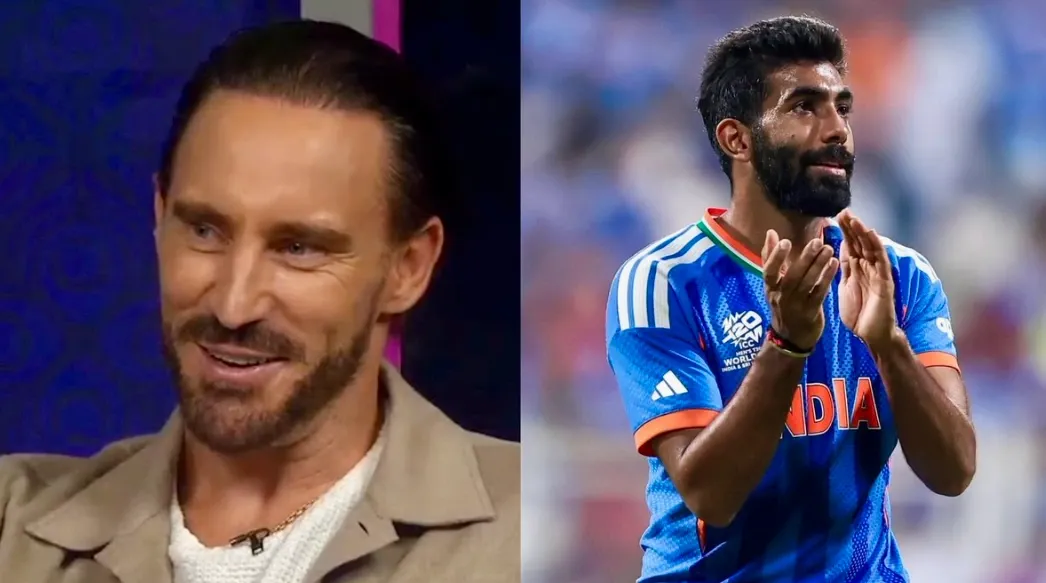 faf du plessis on jasprit bumrah