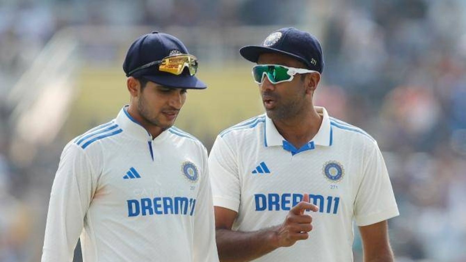 ravichandran ashwin shubman gill