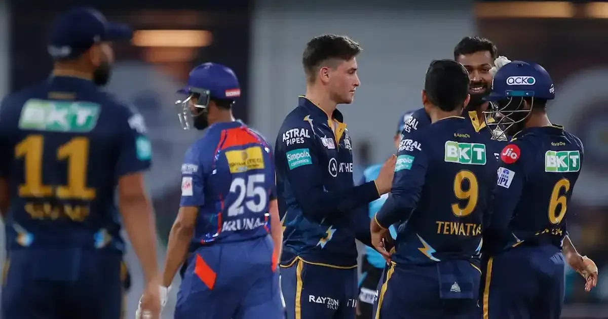 lucknow super giants vs gujarat titans ipl h2h records