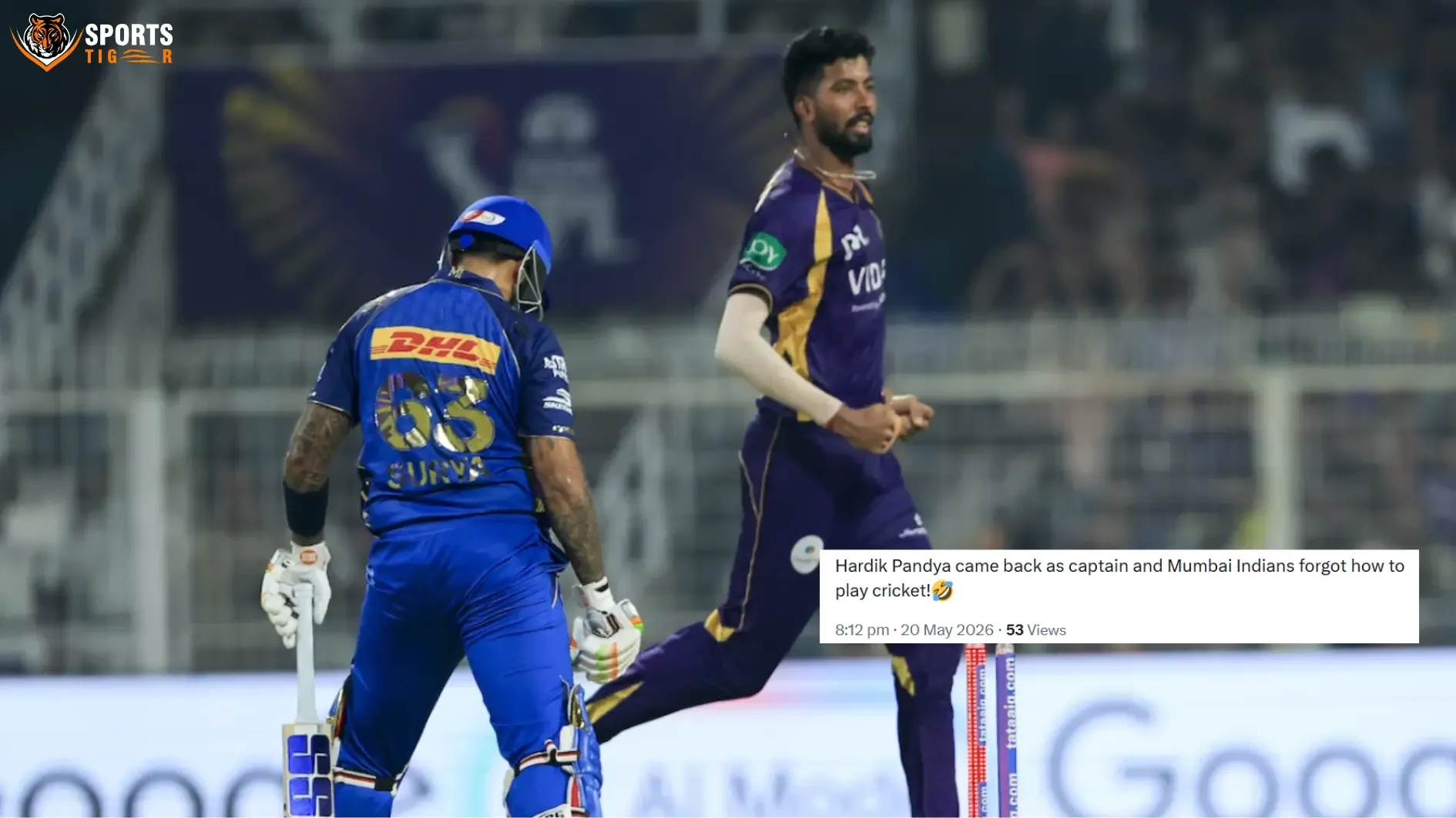 mi batting social media reaction