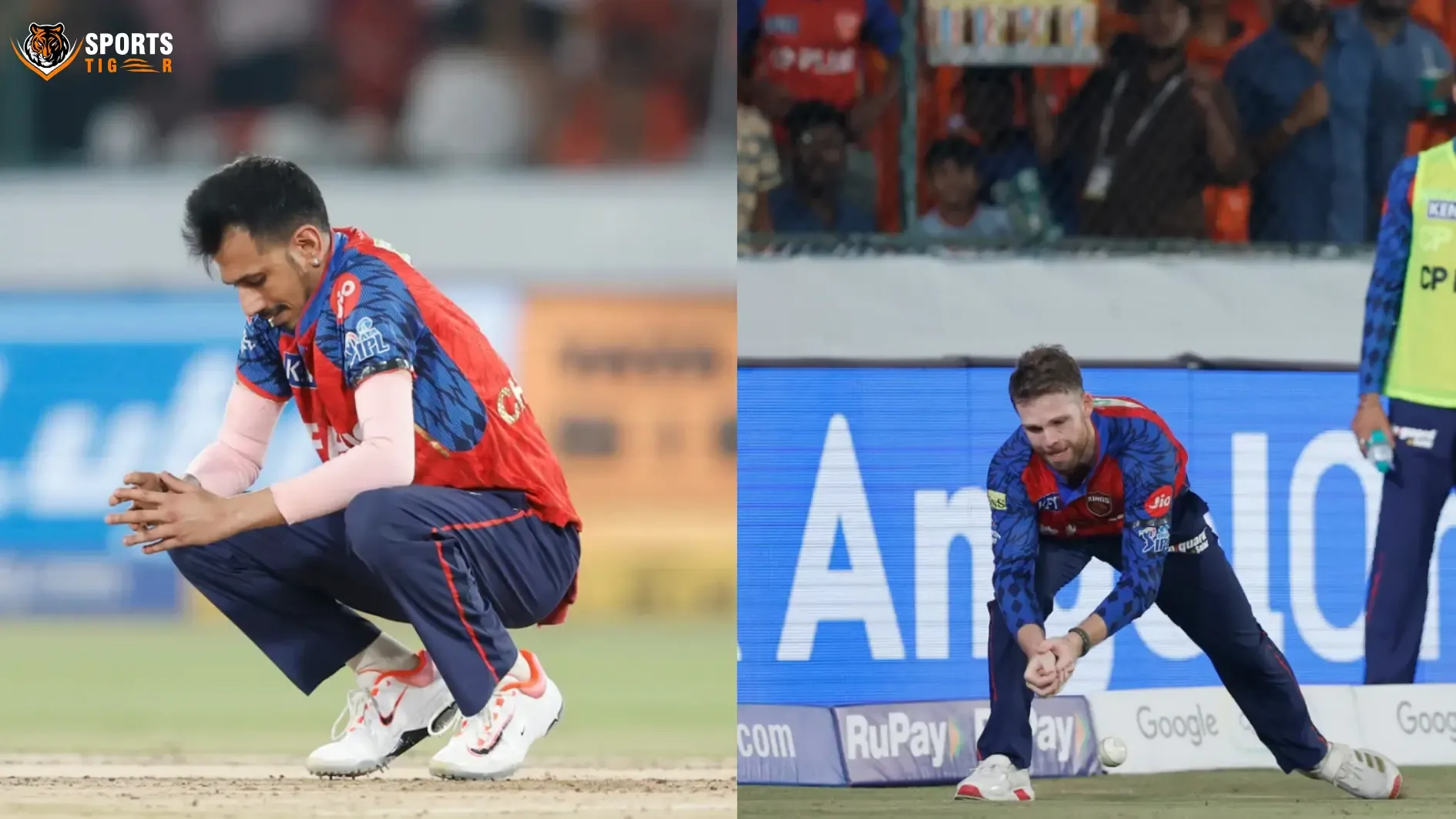 punjba kings poor fielding vs srh