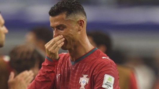 cristiano ronaldo gets emotional portugal bow out of fifa world cup 2026 in round of 16