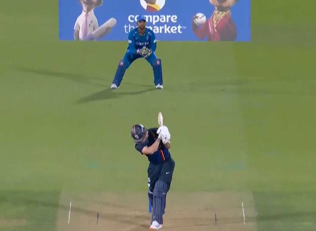 dewald brevis hits stunning no look six as london spirit beat mi london in men s the hundred 2026