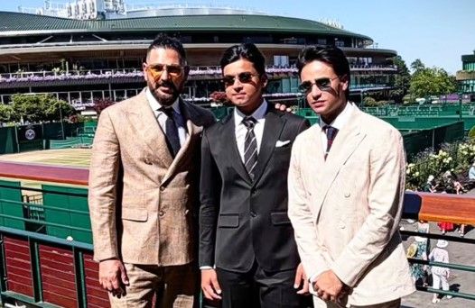 yuvraj singh abhishek sharma and vaibhav sooryavanshi mark presence at wimbledon final together