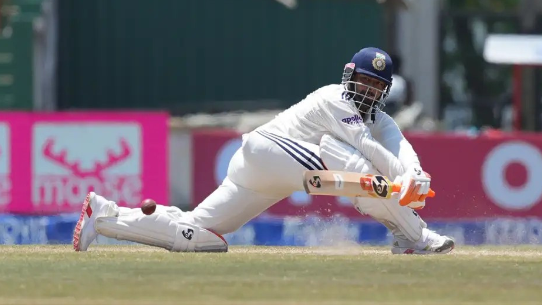 Rishabh Pant Smashes Massive Six Out of the Stadium Against Sri Lanka