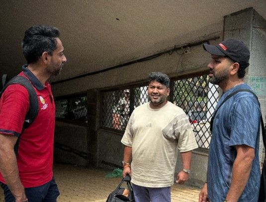rohit sharma engages in intense fitness training ahead of next odi challenge against west indies
