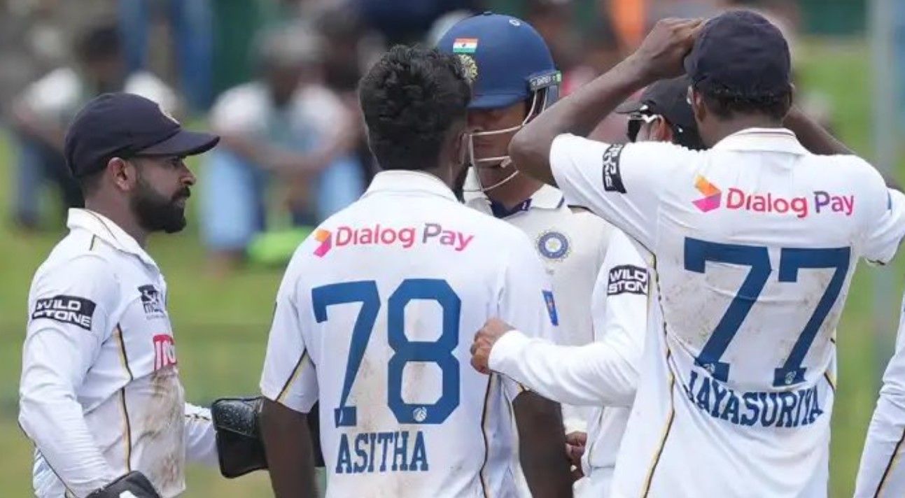 yashasvi jaiswal and asitha fernando fined 25 match fee handed one demerit point each for day 1 altercation in second test